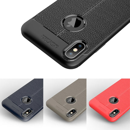 Funda de TPU con textura de lichi para iPhone XS Max, para XS Max
