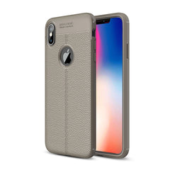 Für iPhone XS Max Litchi Texture TPU-Hülle, für XS Max