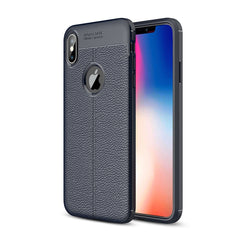 Für iPhone XS Max Litchi Texture TPU-Hülle, für XS Max