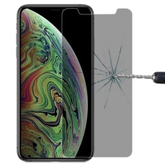 For iPhone 11 Pro Max / XS Max 9H 3D Privacy Anti-glare Non-full Screen Tempered Glass Screen Protector, For XS Max