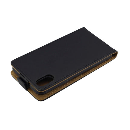 Funda de cuero TPU con tapa vertical y ranura para tarjetas para iPhone XS Max Business Style, para XS Max