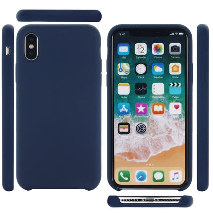 Funda protectora trasera de silicona líquida con cobertura total en las cuatro esquinas para iPhone XS Max, para XS Max, para XS Plus, XS Max