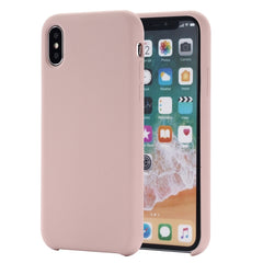 Für iPhone XS Max Four Corners Full Coverage Flüssigsilikon-Schutzhülle Rückseite, für XS Max, für XS Plus, XS Max