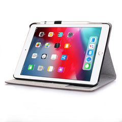 Horizontale Klapphülle aus PU-Leder mit Kreuzstruktur für iPad Air 13 2024 / iPad Pro 12,9 Zoll (2018), mit Halterung &amp; Kartenfächern &amp; Geldbörse, für iPad Air 13 2024 / iPad Pro 12,9 Zoll (2018)