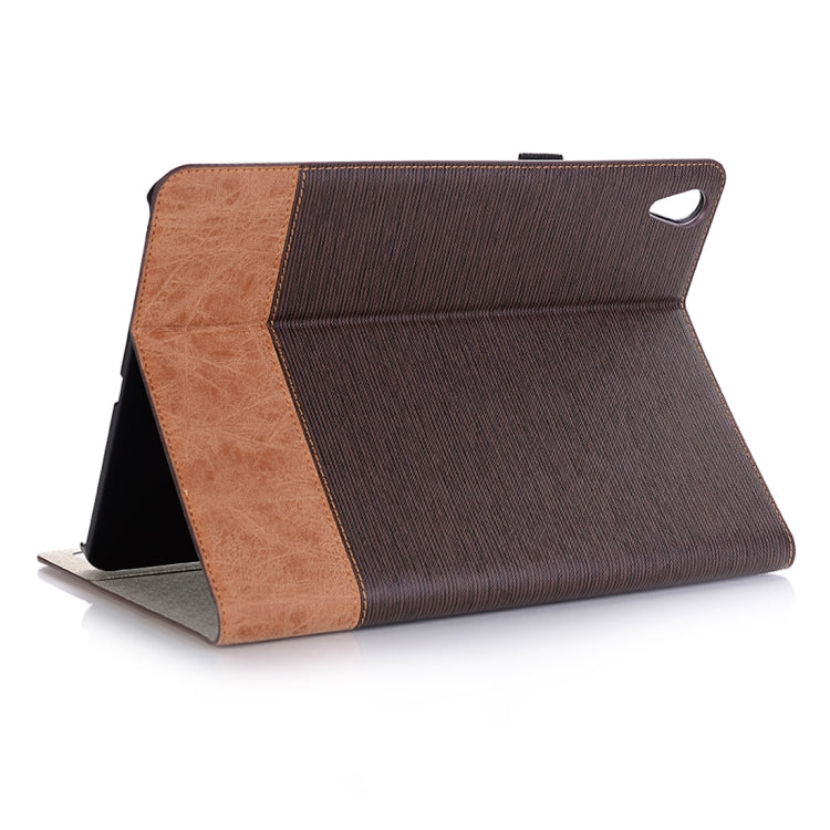 Horizontale Klapphülle aus PU-Leder mit Kreuzstruktur für iPad Air 13 2024 / iPad Pro 12,9 Zoll (2018), mit Halterung &amp; Kartenfächern &amp; Geldbörse, für iPad Air 13 2024 / iPad Pro 12,9 Zoll (2018)