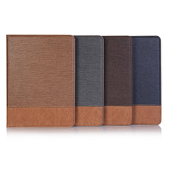 Horizontale Klapphülle aus PU-Leder mit Kreuzstruktur für iPad Air 13 2024 / iPad Pro 12,9 Zoll (2018), mit Halterung &amp; Kartenfächern &amp; Geldbörse, für iPad Air 13 2024 / iPad Pro 12,9 Zoll (2018)