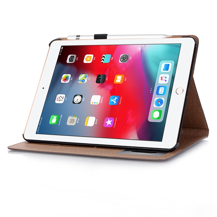 Horizontale Klapphülle aus PU-Leder im Retro-Buchstil für iPad Air 13 2024 / iPad Pro 12,9 Zoll (2018), mit Halterung &amp; Kartenfächern &amp; Geldbörse, für iPad Air 13 2024 / iPad Pro 12,9 Zoll (2018)