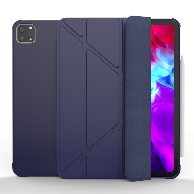 Multi-folding TPU Leather Tablet Case for iPad Pro 11 2022 / 2021 / 2020 / 2018, For iPad Pro 11 2022 / 2021 / 2020 / 2018, For iPad Pro 11 2022 / 2021 / 2020 / 2022, For iPad Pro 11 2022 / 2021 / 2020 / 2020, For iPad Pro 11 2022 / 2021 / 2020 / 2019