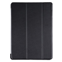 PU Plastic Bottom Case Foldable Deformation Left and Right Flip Leather Case with Three Fold Bracket & Smart Sleep for iPad Air3 2019