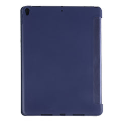 PU Plastic Bottom Case Foldable Deformation Left and Right Flip Leather Case with Three Fold Bracket & Smart Sleep for iPad Air3 2019