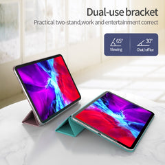 Horizontal Flip Ultra-thin Double-sided Clip Magnetic PU Leather Case for iPad Pro 11 2022 / 2021 / 2020 / 2018, with Three-folding Holder & Sleep / Wake-up Function, For iPad Pro 11 2022 / 2021 / 2020 / 2018