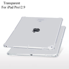 Highly Transparent TPU Full Thicken Corners Shockproof Protective Case for iPad Pro 12.9 (2017) & (2015), For iPad Pro 12.9 (2017) & (2015)