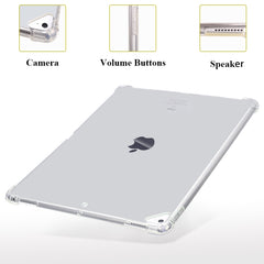 Highly Transparent TPU Full Thicken Corners Shockproof Protective Case for iPad Pro 12.9 (2017) & (2015), For iPad Pro 12.9 (2017) & (2015)