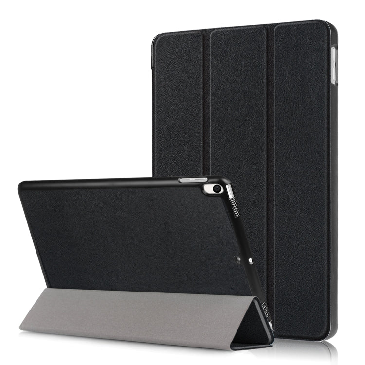 Custer Texture Horizontal Flip Leather Case for  iPad Air 2019 10.5 inch, with Three-folding Holder & Sleep / Wake-up Function, For iPad Air 2019 10.5 inch