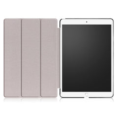 Custer Texture Horizontal Flip Leather Case for  iPad Air 2019 10.5 inch, with Three-folding Holder & Sleep / Wake-up Function, For iPad Air 2019 10.5 inch