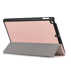 Custer Texture Horizontal Flip Leather Case for  iPad Mini 2019 & Mini 4, with Three-folding Holder & Sleep / Wake-up Function, For iPad Mini 2019 & Mini 4