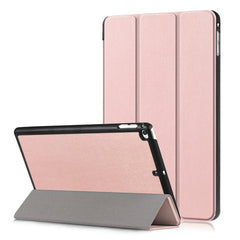 Custer Texture Horizontal Flip Leather Case for  iPad Mini 2019 & Mini 4, with Three-folding Holder & Sleep / Wake-up Function, For iPad Mini 2019 & Mini 4