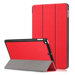 Custer Texture Horizontal Flip Leather Case for  iPad Mini 2019 & Mini 4, with Three-folding Holder & Sleep / Wake-up Function, For iPad Mini 2019 & Mini 4