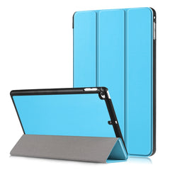 Custer Texture Horizontal Flip Leather Case for  iPad Mini 2019 & Mini 4, with Three-folding Holder & Sleep / Wake-up Function, For iPad Mini 2019 & Mini 4