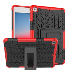 Tire Texture TPU+PC Shockproof Case for iPad Mini 2019, with Holder, For iPad Mini 2019