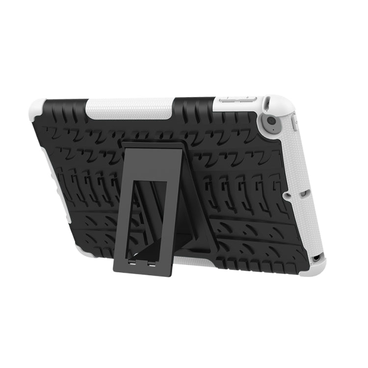 Funda a prueba de golpes de TPU+PC con textura de neumático para iPad Mini 2019, con soporte, para iPad Mini 2019