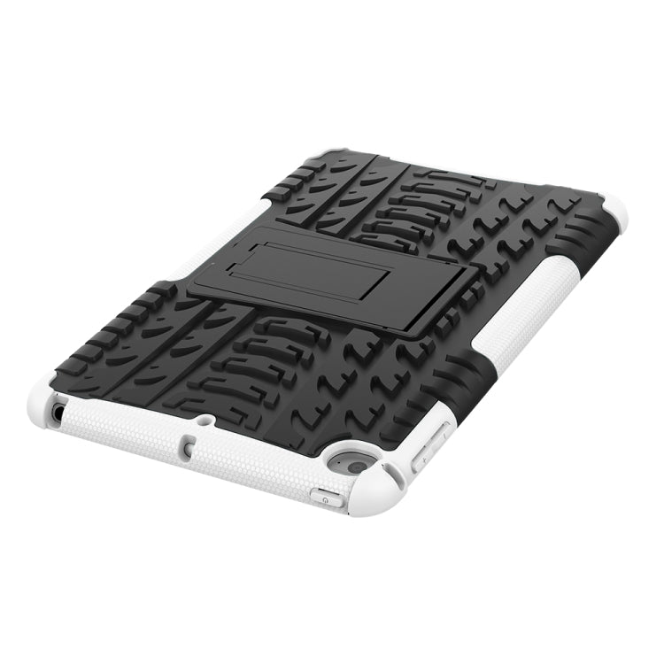 Funda a prueba de golpes de TPU+PC con textura de neumático para iPad Mini 2019, con soporte, para iPad Mini 2019
