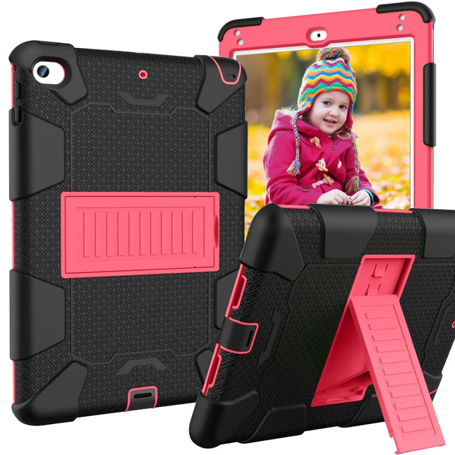 Carcasa protectora de silicona de dos colores a prueba de golpes para iPad Mini 2019 y 4, con soporte (rosa rojo + azul), IPRO0183A, IPRO0183B, IPRO0183C, IPRO0183D, IPRO0183E, IPRO0183F, IPRO0183G, IPRO0183H, IPRO0183I, IPRO0183J, IPRO0183K