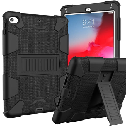 Stoßfeste zweifarbige Silikonschutzhülle für iPad Mini 2019 &amp; 4, mit Halterung (Rosenrot+Blau), IPRO0183A, IPRO0183B, IPRO0183C, IPRO0183D, IPRO0183E, IPRO0183F, IPRO0183G, IPRO0183H, IPRO0183I, IPRO0183J, IPRO0183K