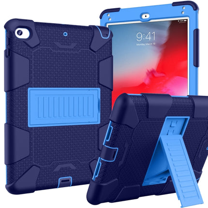 Stoßfeste zweifarbige Silikonschutzhülle für iPad Mini 2019 &amp; 4, mit Halterung (Rosenrot+Blau), IPRO0183A, IPRO0183B, IPRO0183C, IPRO0183D, IPRO0183E, IPRO0183F, IPRO0183G, IPRO0183H, IPRO0183I, IPRO0183J, IPRO0183K