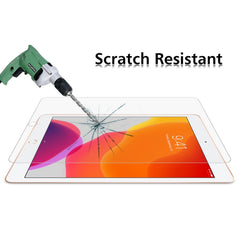 2 PCS For iPad 10.2 2021 / 2020 / 2019 9H Straight Edge Explosion-proof Tempered Glass Film, For iPad 10.2 2021 / 2020 / 2019