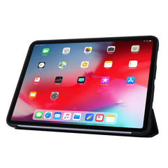 For iPad Pro 11 (2020) PC + PU Leather Tablet Case with Three-folding Holder, For iPad Pro 11 (2020)