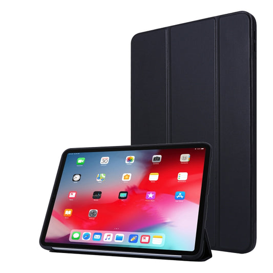 For iPad Pro 11 (2020) PC + PU Leather Tablet Case with Three-folding Holder, For iPad Pro 11 (2020)