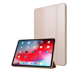 For iPad Pro 11 (2020) PC + PU Leather Tablet Case with Three-folding Holder, For iPad Pro 11 (2020)