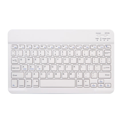 X-11B Skin Plain Texture Detachable Bluetooth Keyboard Tablet Case for iPad Pro 11 inch 2020 / 2018, with Pen Slot, White Keyboard