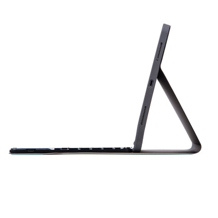 X-11BCS Skin Plain Texture Detachable Bluetooth Keyboard Tablet Case for iPad Pro 11 inch 2020 / 2018, with Touchpad & Pen Slot & Backlight