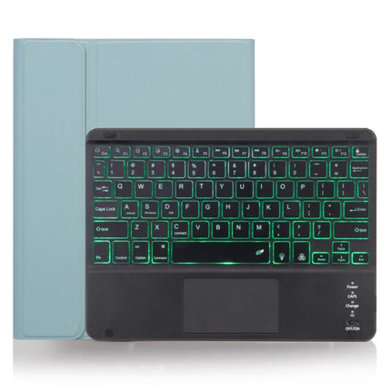 X-11BCS Skin Plain Texture Detachable Bluetooth Keyboard Tablet Case for iPad Pro 11 inch 2020 / 2018, with Touchpad & Pen Slot & Backlight