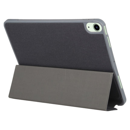 Mutural YASHI-Serie TPU + PU-Stoffmuster Textur Horizontal Flip Ledertasche mit dreifach klappbarem Halter &amp; Stiftschlitz &amp; Wake-up/Sleep-Funktion für iPad Air 2022 / 2020 10.9, für iPad Air 2022 / 2020 10.9