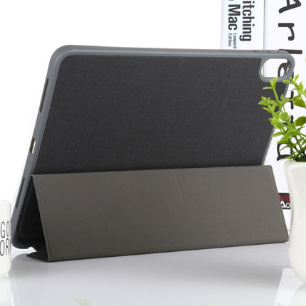 Mutural YASHI-Serie TPU + PU-Stoffmuster Textur Horizontal Flip Ledertasche mit dreifach klappbarem Halter &amp; Stiftschlitz &amp; Wake-up/Sleep-Funktion für iPad Air 2022 / 2020 10.9, für iPad Air 2022 / 2020 10.9