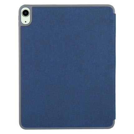 Mutural YASHI Series TPU + PU Cloth Pattern Texture Horizontal Flip Leather Case with Three-folding Holder & Pen Slot & Wake-up / Sleep Function For iPad Air 2022 / 2020 10.9, For iPad Air 2022 / 2020 10.9