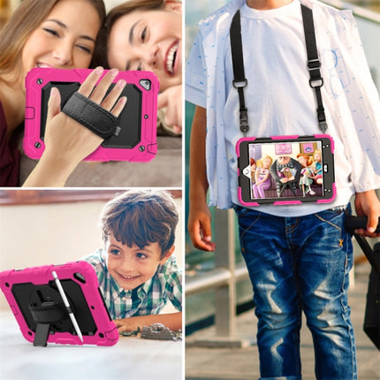 Shockproof Colorful Silica Gel + PC Protective Case for iPad Mini 2019 / Mini 4, with Holder & Shoulder Strap & Hand Strap & Pen Slot, For iPad Mini 2019 / Mini 4
