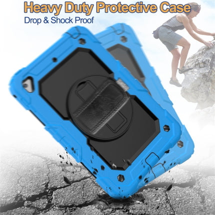 Funda protectora de gel de sílice y PC a prueba de golpes para iPad Mini 2019/Mini 4, con soporte, correa para el hombro, correa para la mano y ranura para bolígrafo, para iPad Mini 2019/Mini 4