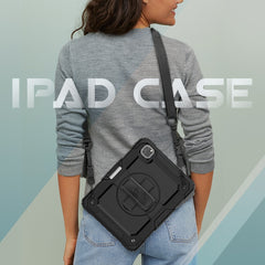 For iPad Pro 11 inch (2018) / Pro 11 inch (2020) Shockproof Colorful Silica Gel + PC Protective Tablet Case with Holder & Shoulder Strap & Hand Strap & Pen Slot, For iPad Pro 11 inch (2018)