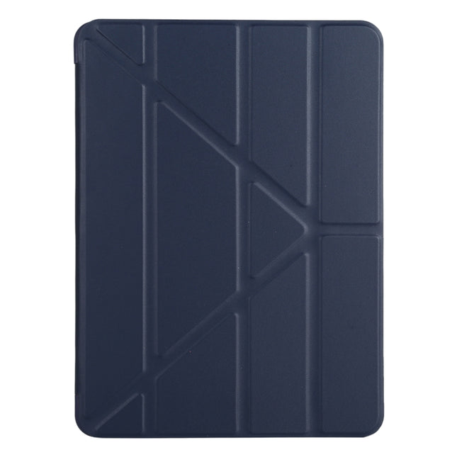 Millet Texture PU+ Silicone Full Coverage Leather Case with Multi-folding Holder for iPad Air (2020) 10.9 inch, For iPad Air (2020) 10.9 inch