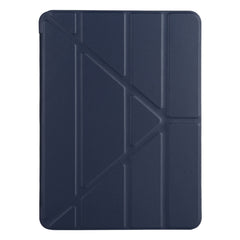 Funda de cuero con textura de mijo y silicona de cobertura total con soporte plegable múltiple para iPad Air (2020) de 10,9 pulgadas, para iPad Air (2020) de 10,9 pulgadas