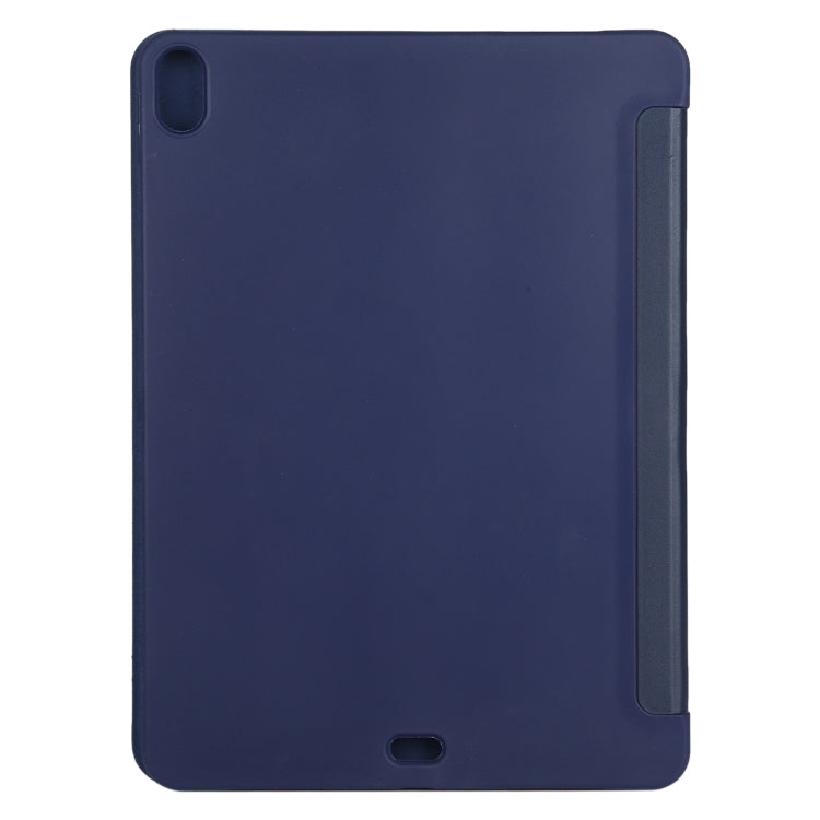 Funda de cuero con textura de mijo y silicona de cobertura total con soporte plegable múltiple para iPad Air (2020) de 10,9 pulgadas, para iPad Air (2020) de 10,9 pulgadas
