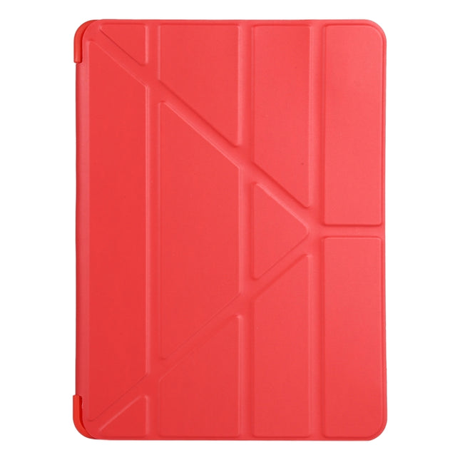 Millet Texture PU+ Silicone Full Coverage Leather Case with Multi-folding Holder for iPad Air (2020) 10.9 inch, For iPad Air (2020) 10.9 inch