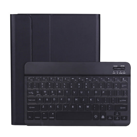 Funda para tableta A11BS con teclado Bluetooth desmontable ABS ultrafino con retroiluminación, ranura para lápiz y soporte para iPad Pro de 11 pulgadas 2021, para iPad Pro de 11 pulgadas (2021)