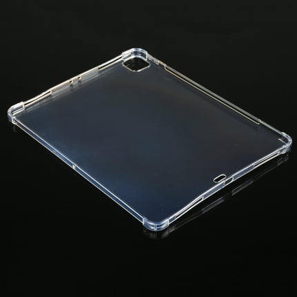Funda protectora transparente anticaídas con cuatro esquinas y ranura para bolígrafo para iPad Pro 12.9 2022/2021