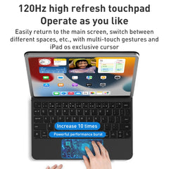 Funda de cuero con teclado Bluetooth suspendido mágico T89 para iPad Pro 11 2022/2021/2020/2018, para iPad Pro 12.9 2022/2021/2020/2018