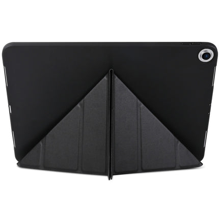 Funda de piel sintética con textura de mijo y gel de sílice de cobertura total para iPad Air (2019) / iPad Pro de 10,5 pulgadas, con soporte plegable múltiple, para iPad Air (2019)